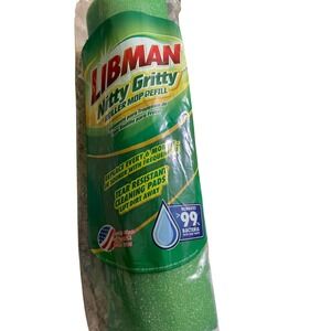 Libman Gritty Nitty Mop Roller Refill Green Tear Resistant Cleaning Pads